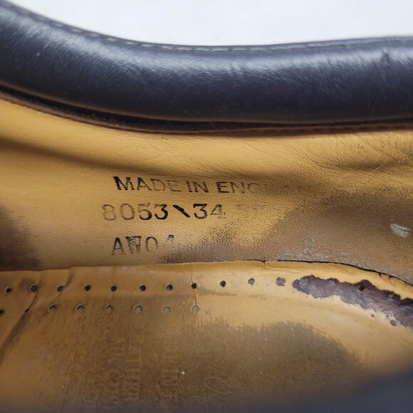 Vintage Dr. Martens Shoes Mens UK9 US10 Brown Leather 5-Eye Oxford England 8053 main image 4